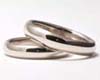 20k white gold wedding rings