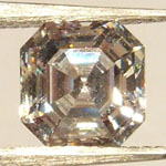 Asscher cut Cubic Zirconia