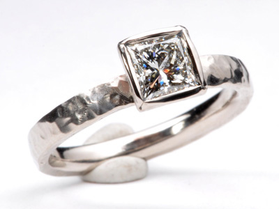Princess Diamond Engagement Ring