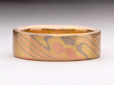mokume ring woodgrain
